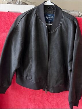 Scoop Black Bomber Jacket